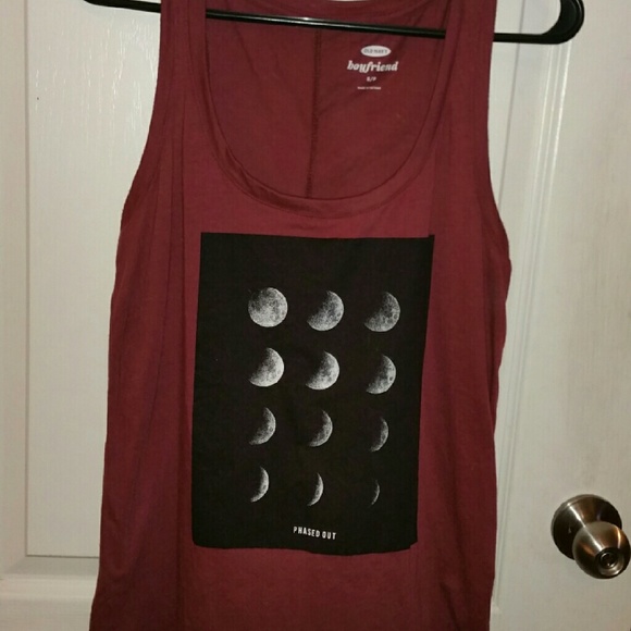 Old Navy Tank Top phases of the moon