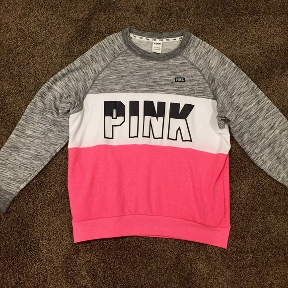 Color block Victoria secret crew