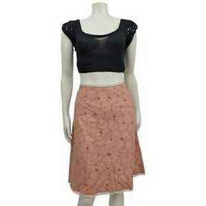 Anthropologie BurningTorch circle print skirt Sz P Anthropologie BurningTorch circle print skirt Sz P