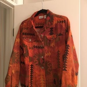 Jean Jacket with Western Motif