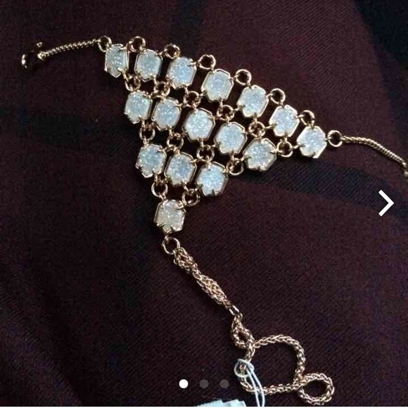 Abigail rose gold hand bracelet
