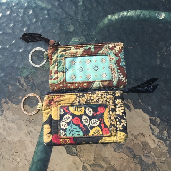 2 Vera Bradley ID zip case