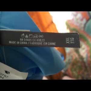 Extra pics of tags for Aerie Plunging Swim Top
