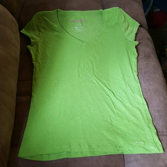 Aero lime green shirt sz Lg