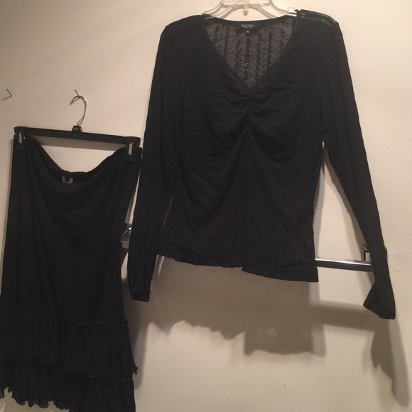 2pc skirt outfit