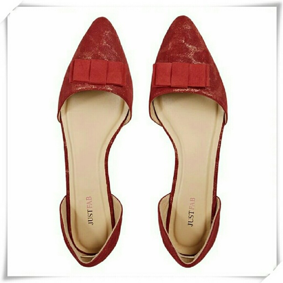 JustFab Shoes - Maddie d'Orsay flats.