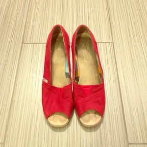 Toms Calypso Canvas Wedge