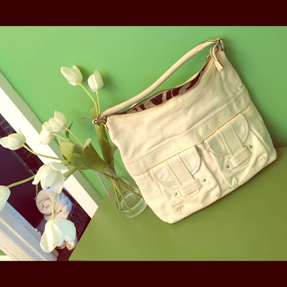 Kate Spade Ivory leather shoulder bag