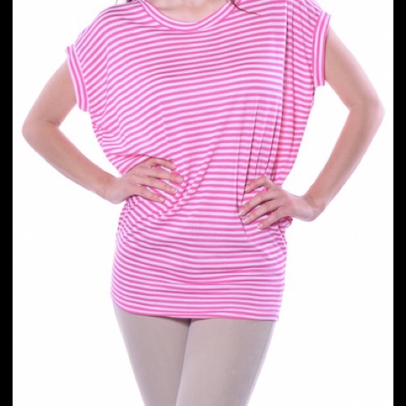 🎉HP🎉Pink Stripe Tunic - Picture 4 of 4