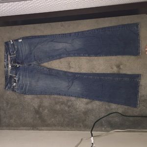 Used Lucky Brand low rise flare jeans