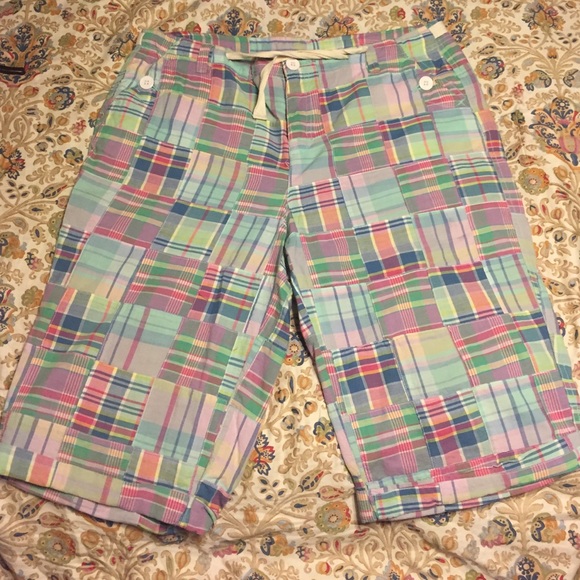Pastel patchwork capris - Picture 1 of 4