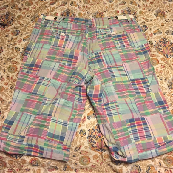 Pastel patchwork capris - Picture 2 of 4