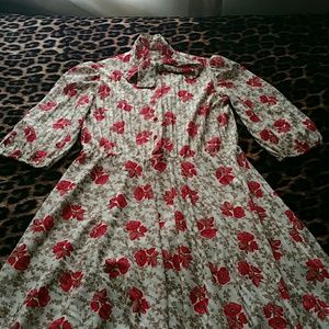Vintage Tie Bow Dress