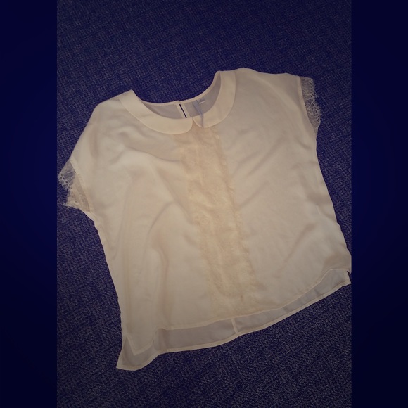 Lauren Conrad ivory shirt