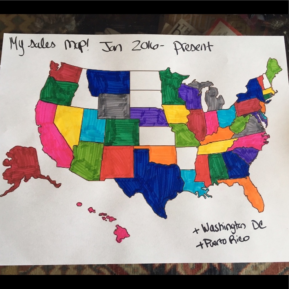 Just added New Mexico! 44 states + territories!