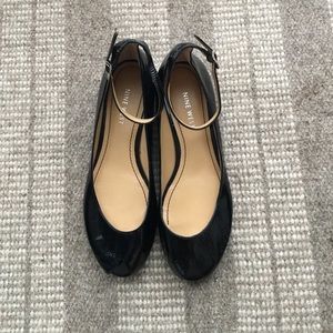 Nine West peep toe flats