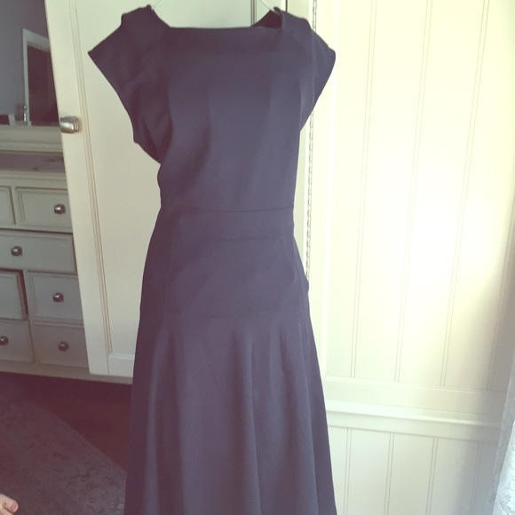 Lands' End Dresses & Skirts - Lands End navy blue A-line dress