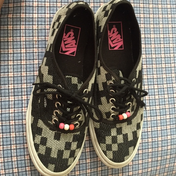 Tribal print Vans