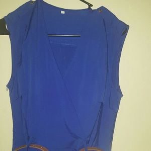 Royal blue jumpersuit