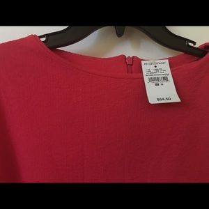 Coral Dress from Ashley Stuart. Soft crinkle feel.