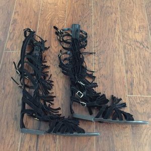 Steve Madden fringe gladiator