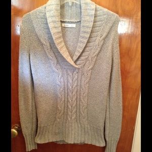 Chunky cable knit sweater