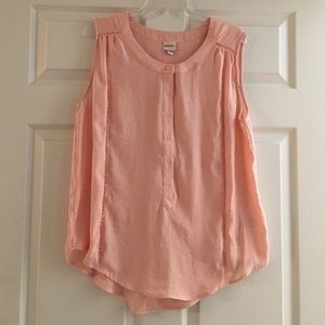 Peach colored dress tank top