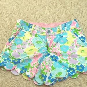 Scalloped Lilly Pulitzer Shorts