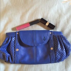 Royal blue clutch