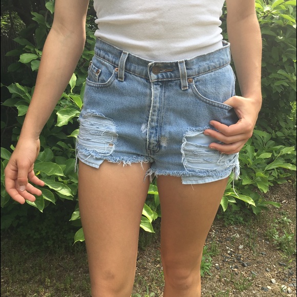 Levi's High-Waisted Denim Shorts