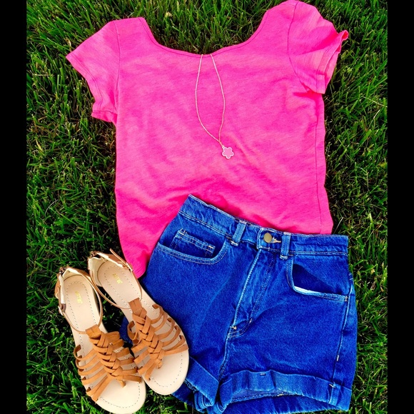 dELIA*s Nikki Solid Bow-Back Tee