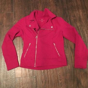 Sweatshirt Blazer with Zipper