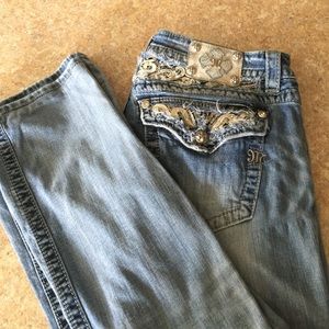 MISS ME BOOTCUT JEANS SIZE 33