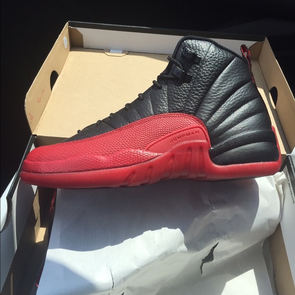 Jordan Shoes - NWT Jordan Retro 12 Flu Game Sz 7Y