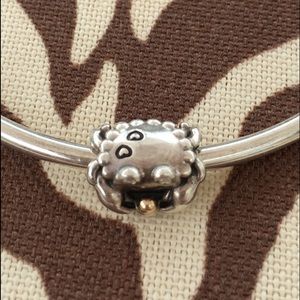 Pandora Happy Crab Charm🎀 2 be discont'd in July