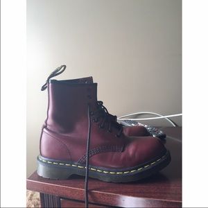 Red Doc martens