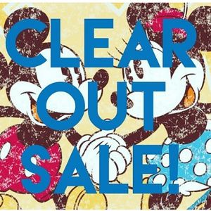 Clear out sale.