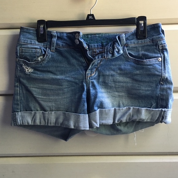 Denim shorts