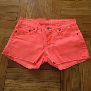 Big Star Neon Orange Shorts