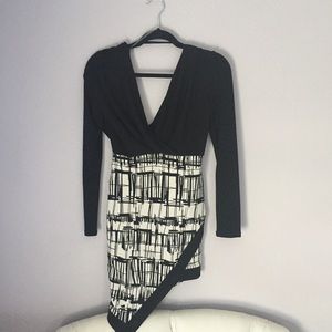 BLACK & WHITE DRESS !