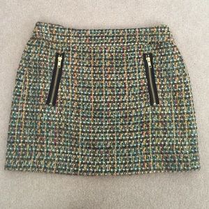 JCrew plaid mini skirt