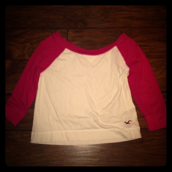 Pink and white long sleeve - Picture 1 of 2
