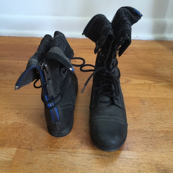 Steve Madden Lace up Combat Boots