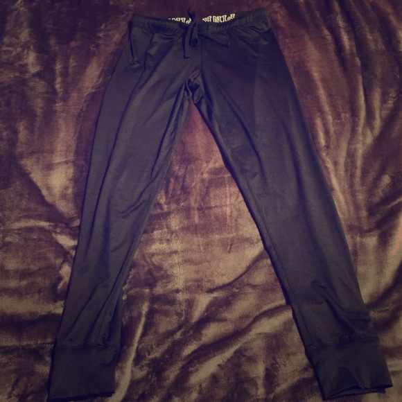 PINK black joggers