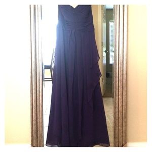 David's Bridal bridesmaid dress.