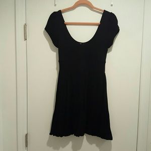 Black short sleeves  dress