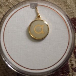 Alex & Ani "A" Two Tone Charm