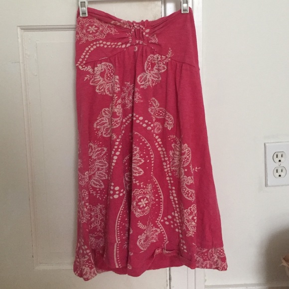 Strapless beach coverup dress