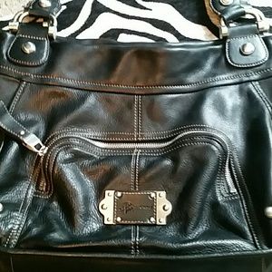 Leather black bag