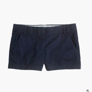 Navy J.Crew Chino Shorts